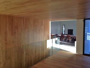 obra diseño interior decoración madera salón