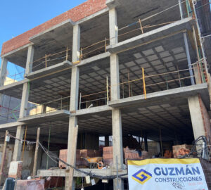 estructura de obra Guzmán construcciones